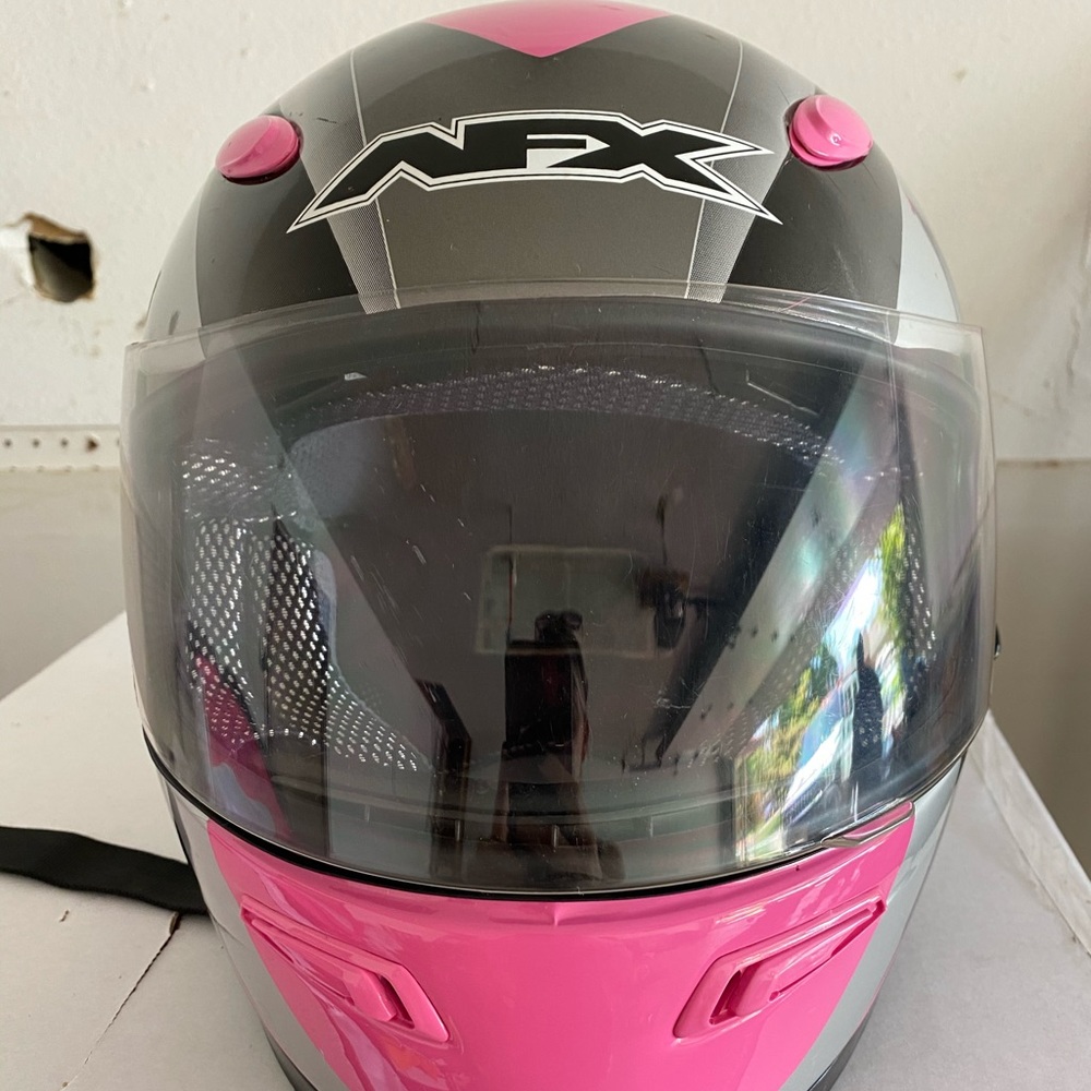Motorcycle helmet and jacket